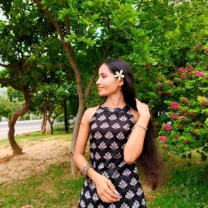 Black Bomb - halter neck kurti